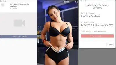 Lucky Rajor Nude Boobs Expose in Bathroom Paid App Video